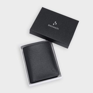 Bóp Ví Nam Da Bò Saffiano Tối Giản Thanh Lịch FA288