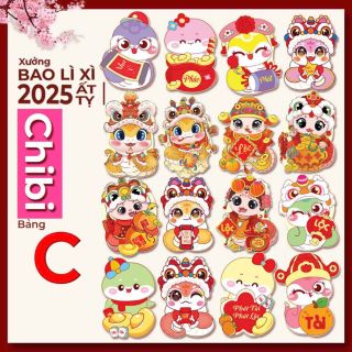 ( HÀNG SẴN SÀI GÒN ) LÌ XÌ 3D CHIBI NHIỀU MẪU, GIÁ RẺ NHẤT SG