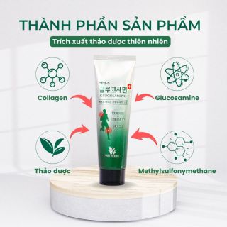 Dầu lạnh xanh xoa bóp Glucosamine hộp 80ml (thùng 100 hộp)