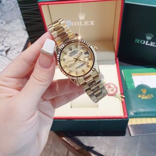 ĐỒNG HỒ NAM NỮ THỜI TRANG HOT TREND RÔ LE MẶT 3D LOGO