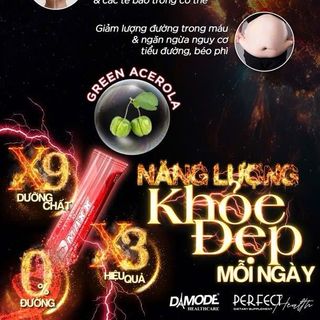 DMAXX thức uống bổ sung vitamin năng lượng không đường DAMODE 35 gói màu đỏ mỗi gói 2,2gr