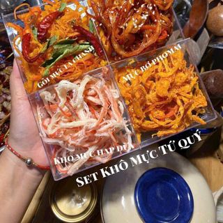 SET KHÔ TỨ VỊ, VẠN SỰ NHƯ Ý, MÓN QUÀ Ý NGHĨA 400G - WINNIE HOUSE