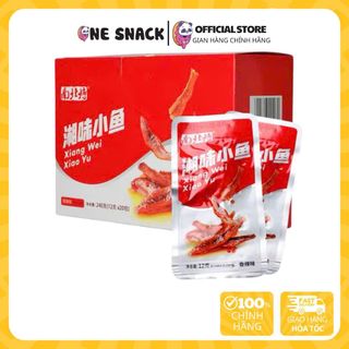 Cá Nhỏ Vị Cay Nam Bắc 12g - 南北特小鱼仔香辣味12g | North-South Special Spicy Small Fish 12g - One Snack
