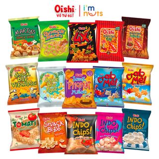 Snack Bim Bim Oishi Đủ Vị Gói Lớn 68g