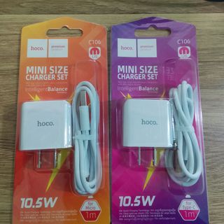 Củ cáp xạc nhanh HOCO C106 tiêu chuẩn chân xạc USB -micro; USB -TYPE C
