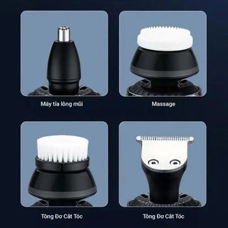 Máy Cạo Râu Kèm Bộ Dụng Cụ Grooming Kit 4 Trong 1 Hyundai PHT083BK