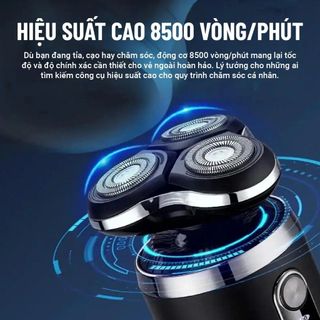 Máy Cạo Râu Kèm Bộ Dụng Cụ Grooming Kit 4 Trong 1 Hyundai PHT083BK
