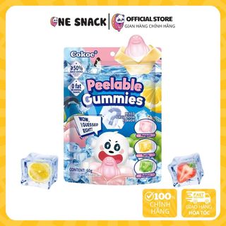 Kẹo Dẻo Trái Cây Bóc Vỏ 3D Vị Soda Cokoc 60g | Cokoc 3D Soda Soft Candy 60g - One Snack