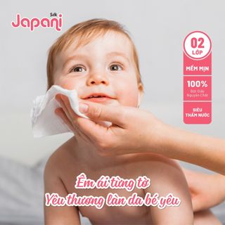 Khăn Giấy Lụa Japani Silk 400 JPS400 tờ x 2 lớp