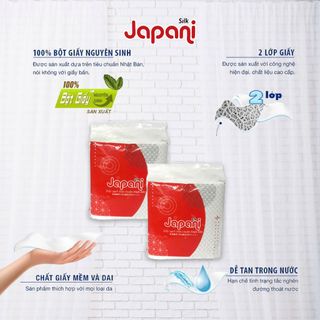 Khăn Giấy Napkin Japani Silk JPS102 102 tờ x 1 lớp