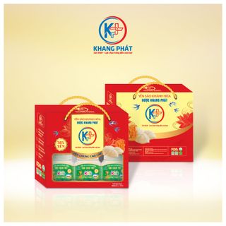 Tổ Yến Kids Vị Vani Dược Khang Phát (Thùng 12 Hộp Quà x 6 Hũ 70ml)