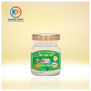 Tổ Yến Kids Vị Vani Dược Khang Phát (Thùng 12 Hộp Quà x 6 Hũ 70ml)