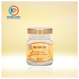 Tổ Yến Chưng Đông Trùng Hạ Thảo Dược Khang Phát (Thùng 10 Combo x 10 Hũ 70mMl)