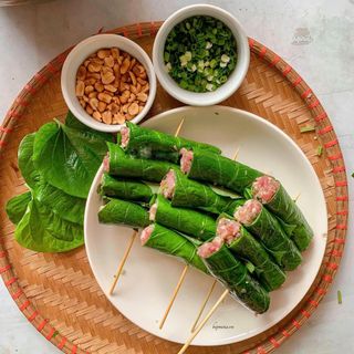 Bò cuốn lá lốt - món ăn truyền thống