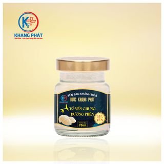 Tổ Yến Chưng Đường Phèn Tự Nhiên Dược Khang Phát (Thùng 6 Combo x 20 Hũ 70Ml)