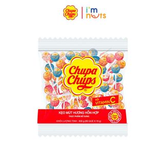 Kẹo mút Chupa Chups hương Hoa và Trái cây hỗn hợp gói lớn 60 que