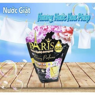 Nước Giặt Xả Paris Dạng Túi 2,2kg Đen Tím - Thùng 8 Túi