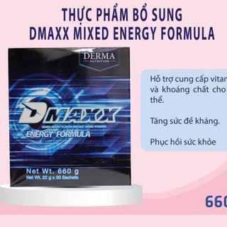 DMAXX thức uống bổ sung vitamin năng lượng có đường DAMODE 98 gói màu xanh mỗi gói 22gr