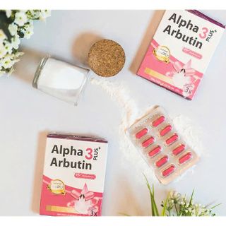 [Chuẩn Thái] Vỉ 10 Viên Bột Kích Trắng Và Dưỡng Trắng Da Alpha Arbutin Whitening Plus Precious Skin Thái Lan.
