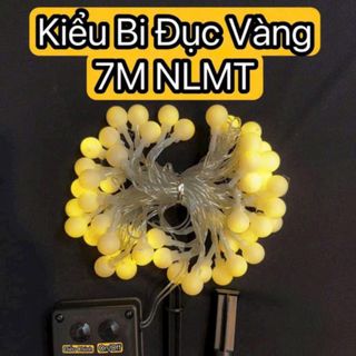 Đèn led nháy năng lượng mặt trời 7M 50 bóng trang trí nhà cửa, trang trí cây thông noel lễ tết giọt nước 30/50/100 bóng led