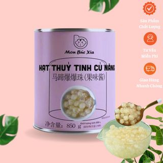 Hạt Nổ Củ Năng Trắng Giá Bán Sỉ Nhiều Thạch Ít Nước Mon Búc Xia Đóng Lon 850g