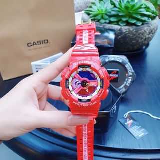 ĐỒNG HỒ NAM NỮ CAO CẤP MỚI NHẤT CASYO GSKOCK TIGER ĐỎ FULLBOX