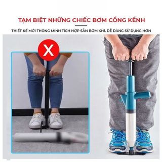 DỤNG CỤ THÔNG TẮC BỒN CẦU THÂN INOX ĐẦU TRÒN