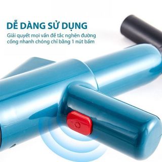 DỤNG CỤ THÔNG TẮC BỒN CẦU THÂN INOX ĐẦU TRÒN
