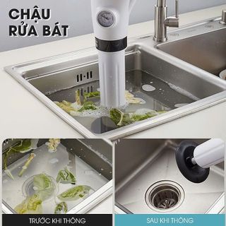 DỤNG CỤ THÔNG TẮC BỒN CẦU KÈM BƠM