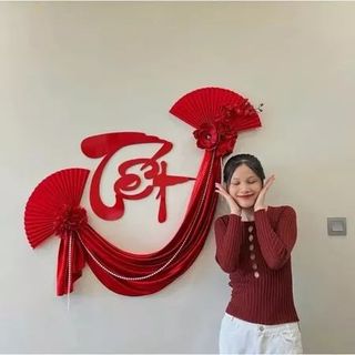 SET CHỮ TẾT TRANG TRÍ DECOR CHÚC MỪNG NĂM MỚI KÈM PHỤ KIỆN