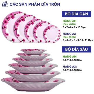 Dĩa melamine