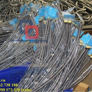 Dây cấp nước nóng lạnh, dây dẫn nước mềm, ống dẫn nước inox chịu nhiệt phi 21 60cm