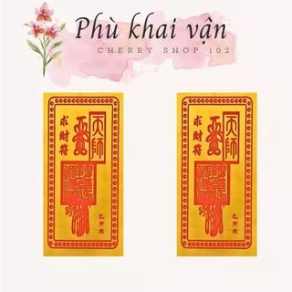Linh phù giúp may mắn, mua bán đắt khách, tiền bạc dồi dào