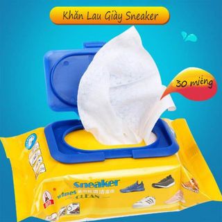 Gói 30 Miếng Lau Giày Sneaker Wipes 140g