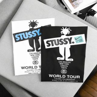 Áo thun nam cổ tròn STUSSY thời trang