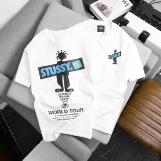 Áo thun nam cổ tròn STUSSY thời trang