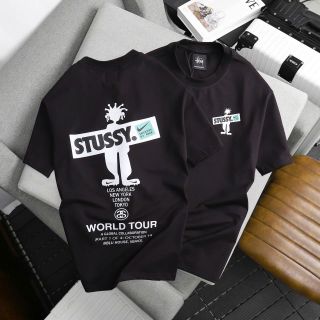 Áo thun nam cổ tròn STUSSY thời trang