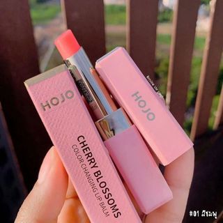Son Dưỡng HOJO Cherry Blossom Có Màu, Dưỡng Môi Mềm Mịn 👄 .