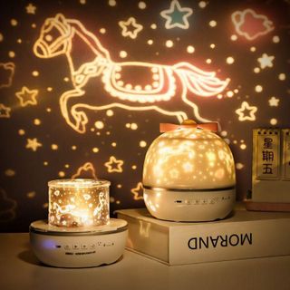 ĐÈN NGỦ CHIẾU SAO 3D XOAY TỰ ĐỘNG