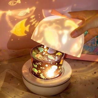 ĐÈN NGỦ CHIẾU SAO 3D XOAY TỰ ĐỘNG