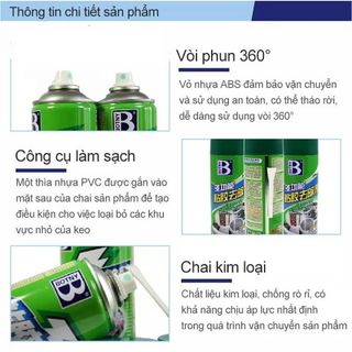 Bình xịt tẩy keo băng dính, decal, nhựa đường stickers remove