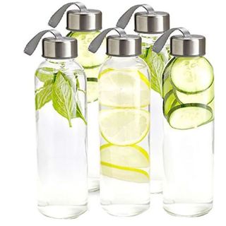 CHAI THỦY TINH TRÒN NẮP DÂY XÁCH 300ML