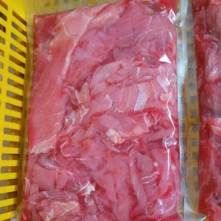Thịt Vụn rẻo cá ngừ đại dương chuẩn xuất khẩu chuyên dùng cho làm ruốc, cơm nắm...