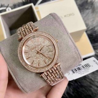 ĐỒNG HỒ NỮ CAO CẤP MỚI NHẤT M KORS 3779 ĐÍNH FULL ĐÁ