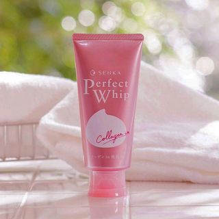 Sữa Rửa Mặt Senka Collagen Perfect Whip Làm Sạch Sâu, Sáng Hồng