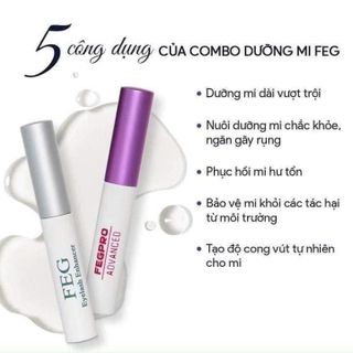 Serum dưỡng dài mi FEG EYELASH -Hỗ trợ nuôi dưỡng mi từ sâu trong chân mi