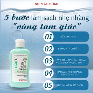 Dung Dịch Vệ Sinh Thảo Dược Orasic [Chai 100ml]
