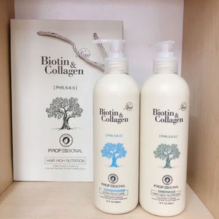 Biotin & Collagen Shampoo & Conditioner – bộ đôi chăm sóc tóc chuyên sâu với thành phần dưỡng chất giúp tóc chắc khỏe và mềm mượt.