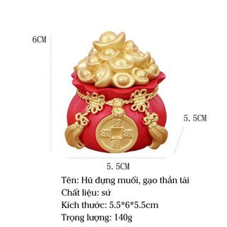 TÚI VÀNG THẦN TÀI 6x5.5CM