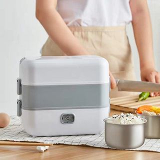 HỘP CƠM HÂM NÓNG 2 TẦNG 4 NGĂN LUNCHBOX